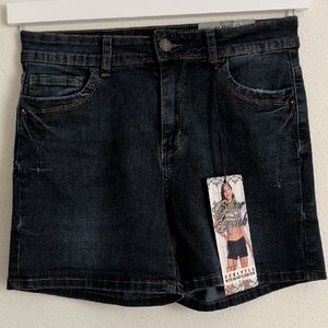 Classic Black Denim Jean Shorts for Women